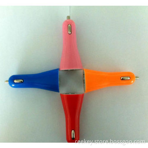 Dual USB ports car horn charger